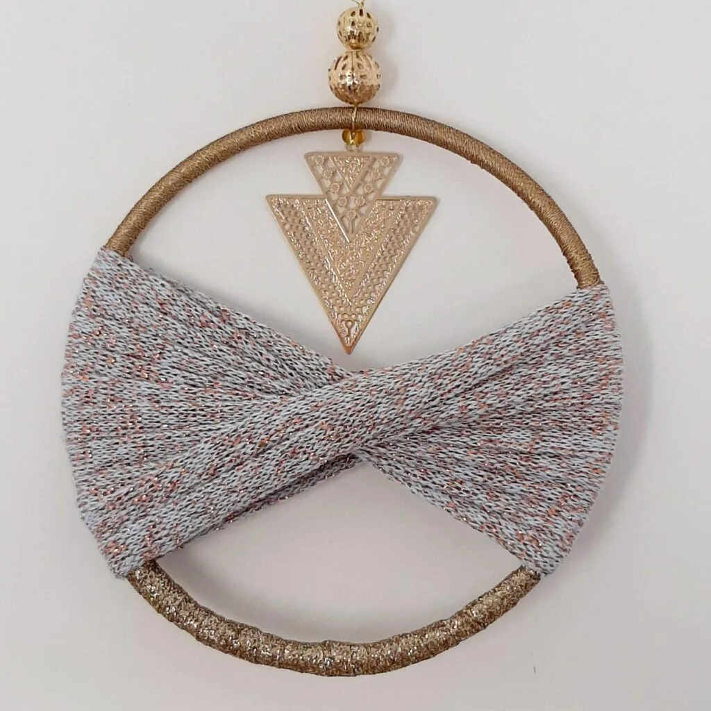 Mini cercle métallique doré