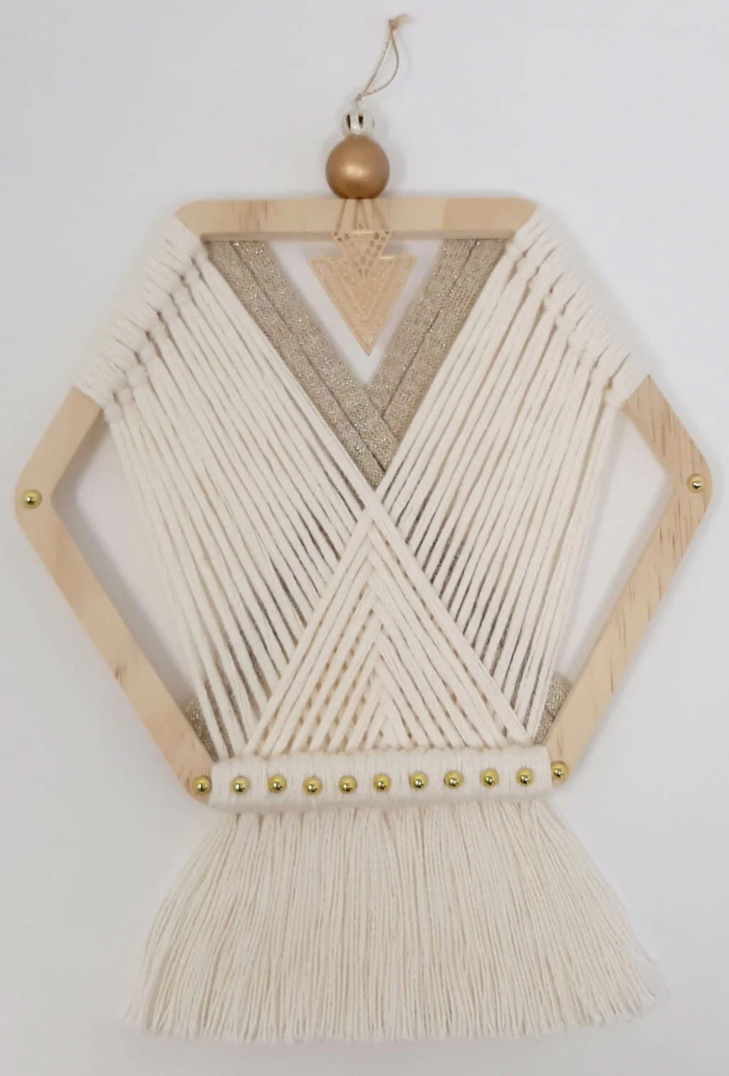 Structure hexagonale beige